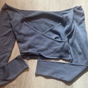 Florence By Mills Pilates Gray/ Blue Top